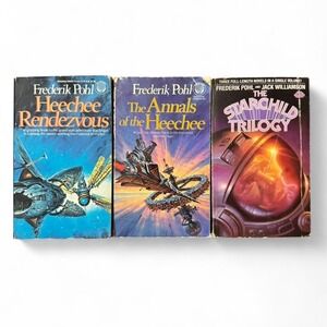 Frederik Pohl science fiction vintage paperback book bundle
